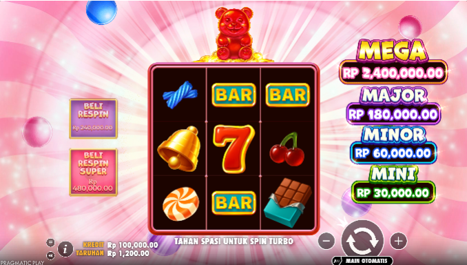 Tampilan dari game Super Gummy Strike